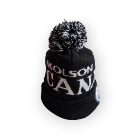 Oilers NHL  Molson Canadian Winter Toque Hat Adult Sz - Picture 7 of 8